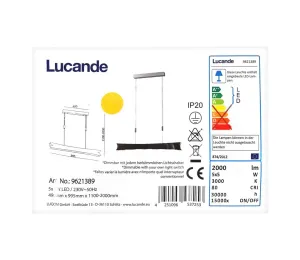 Lucande Lucande - LED Stmívatelný lustr na lanku EBBA 5xLED/5W/230V