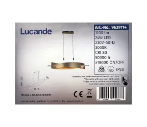 Lucande Lucande - LED Stmívatelný lustr na lanku MARIJA LED/24W/230V #4425032