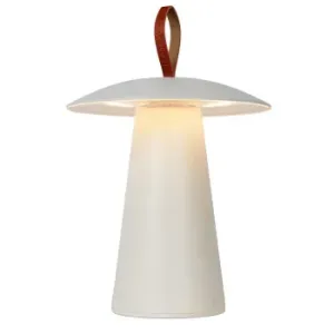 LA DONNA - Stolní lampa Venkovní - Ø 19,7 cm - LED stm. 3 kroky - 1x2W 2700K - IP54 - bílá