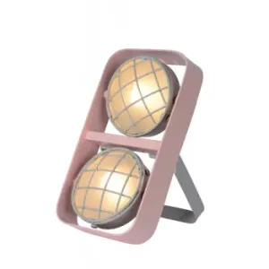 Lucide RENGER stolní lampička 2xG9 /25W růžová