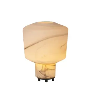 Lucide ALISTAIR stolní lampička E27/40W bílá/černá