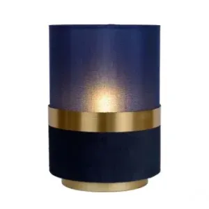 Lucide EXTRAVAGANZA TUSSE stolní lampa Ø15 cm 1xE14 modrá