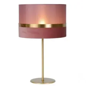 Lucide EXTRAVAGANZA TUSSE stolní lampa Ø30 cm 1xE27 růžová