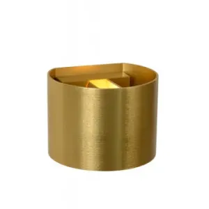 Lucide XIO nástěnné svítidlo kulaté G9/3.5W 350LM 2700K zlatá
