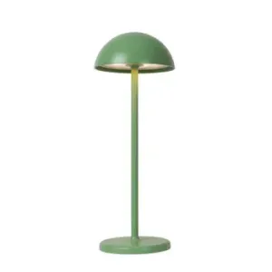 Lucide JOY venkovní dobíjecí stolní lampa ø 12 cm 1x1,5W 3000K IP54 zelená