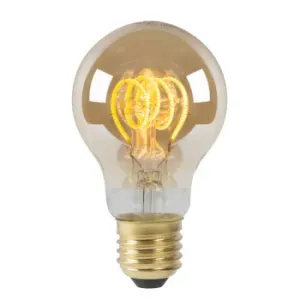 Lucide LED žárovka - okrasné vlákno - Ø 6 cm - stmívatelné - 1x5W 2200K - Jantarová 49042/05/62