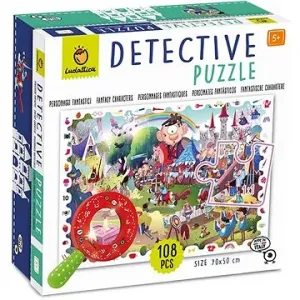 Ludattica - Detektivní puzzle s lupou, Pohádkové postavy