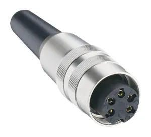 Lumberg Kv 71 Socket Acc. To Iec 60130-9, Ip 40, Straight Version,solder Term,  With Threaded Joint, S