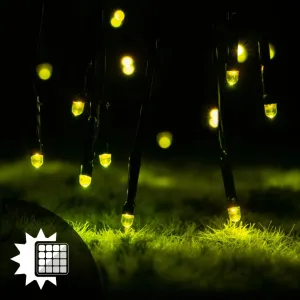 Girlanda solární zahradní 7x LED Ozdobné světelné puntíky ORNIS LUMILED