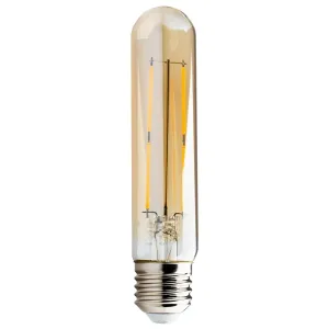 LED žárovka LED E27 T30 6W = 50W 660lm 2200K Teplá bílá 360° Filament LUMILED