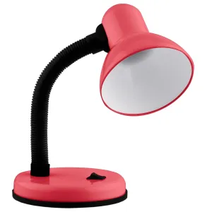 Lumiled Stolní lampa s nastavitelným ramenem E27 Růžová