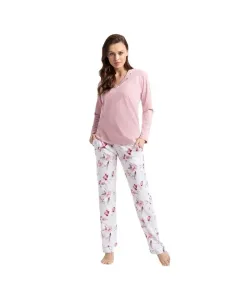Luna 675 3XL Z24 Dámské pyžamo, 3XL, růžová