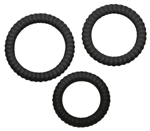 Lust trio kroužků - černé
