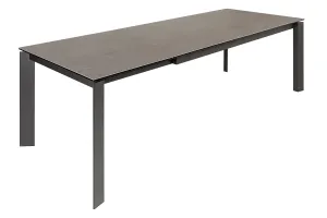 LuxD Roztahovací jídelní stůl Narissara 180-240 cm antracit