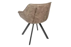 Estila Luxusní čalouněná židle Meine v retro stylu