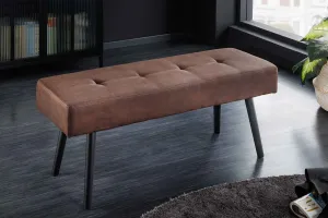 LuxD Designová lavice Bailey 100 cm hnědá