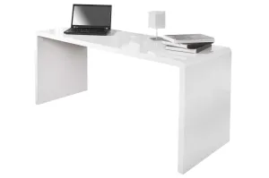 Estila Luxusní moderní designový kancelářský stůl Fast Trade bílý 160cm