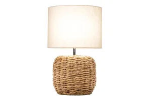 LuxD 21454 Designová stolní lampa Madyson, 47 cm, pletená