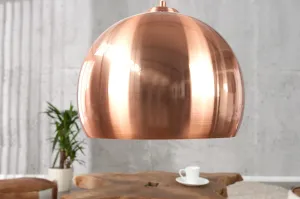 Estila Moderní elegantní závěsné svítidlo Copper Ball