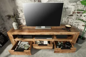 LuxD Designový TV stolek Thunder 170 cm mango