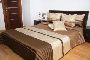 Luxusní hnědé přehozy na postel #2129471