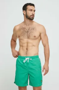 Plavkové šortky Lyle & Scott zelená barva