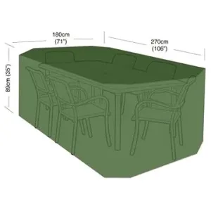 M.A.T. Group Plachta krycí na set 6 židlí+obdél.stůl 270 x 180 x 89 cm