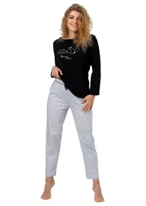 Dámské pyžamo Skarlett s obrázkem M-Max Barva/Velikost: černá / XL