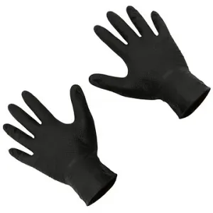 SEFIS Superior extra pevné nitrilové rukavice černé 10ks