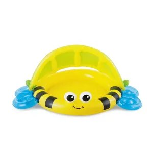MAC TOYS - Dětský bazének se stříškou, žlutý