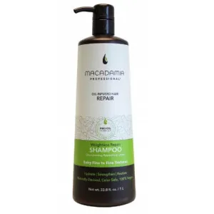 Macadamia Lehký hydratační šampon pro všechny typy vlasů Weightless Repair (Shampoo) 1000 ml