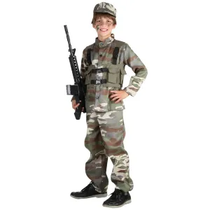 MADE - Karnevalový kostým - Voják, 120-130 cm