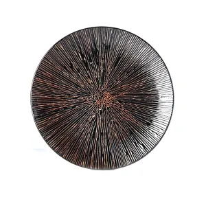 Mělký talíř Bronze Converging 29 cm MADE IN JAPAN #749043