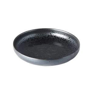 Mělký talíř s vysokým okrajem Black Pearl 22 cm MADE IN JAPAN