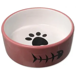 Keramická miska Magic Cat růžovo-bílá se vzorem 350ml