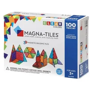 Magna-Tiles 100 průhledná