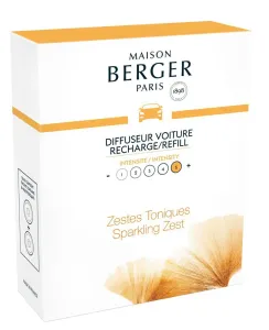 Maison Berger Paris Náhradní náplň do difuzéru do auta Čerstvé tonikum Sparkling Zest (Car Diffuser Recharge/Refill) 2 ks