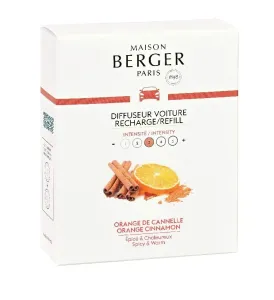 Maison Berger Paris Keramická náplň vůně do auta Pomeranč a skořice, 2 ks 6435B