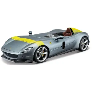 Maisto Ferrari Assembly line, Ferrari Monza SP1, stříbrná, 1 : 24