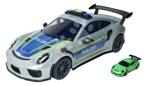 Autíčko policejní s boxem na autíčka Porsche 911 GT3 RS Polizei Carry Case Majorette se zvukem a světlem a 1 autíčkem #5572500