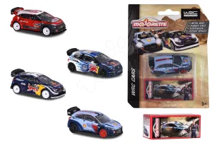 Autíčko rally WRC Cars Majorette kovové s gumovými kolečky a sběratelskou krabičkou 7,5 cm délka různé druhy