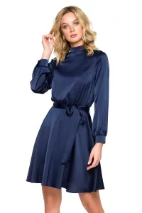 Tmavě modré krátké šaty K157 #1834611