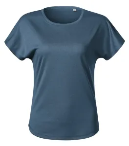MALFINI Dámské tričko Chance - Tmavý denim melír | XS