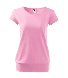 MALFINI Dámské tričko City - Růžová | S
