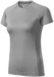 MALFINI Dámské tričko Destiny - Tmavě šedý melír | XXL