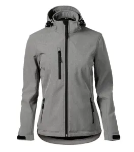 MALFINI Dámská softshellová bunda Performance - Tmavě šedý melír | S