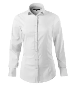MALFINI Dámská košile s dlouhým rukávem Dynamic - Bílá | M