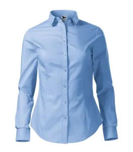 MALFINI Dámská košile s dlouhým rukávem Style - Nebesky modrá | XXL