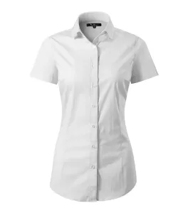 MALFINI Dámská košile s krátkým rukávem Flash - Bílá | L
