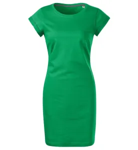 MALFINI Dámské šaty Freedom - Středně zelená | M